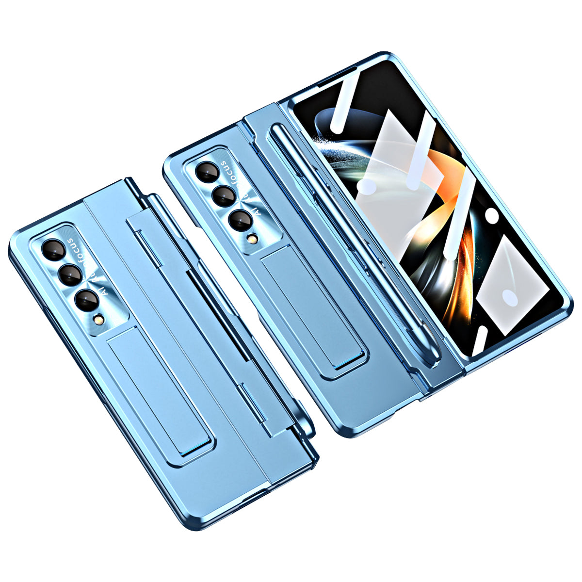 For Samsung Galaxy Z Fold4 5G Anti-drop Hard PC Back Cover Folding Phone Case with Stylus Lens Film and Tempered Glass Screen Film For Samsung Galaxy Z Fold4 5G Anti-drop Hard PC Back Cover Folding Phone Case with Stylus Lens Film and Tempered Glass Screen Film